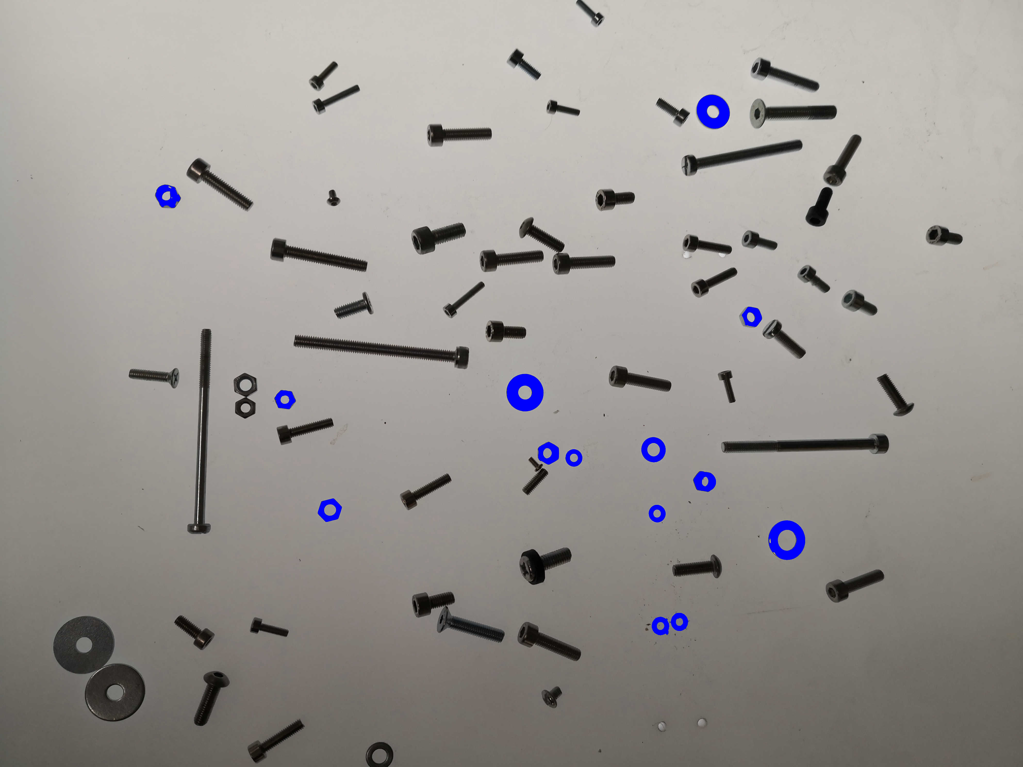 Finding washers and nuts